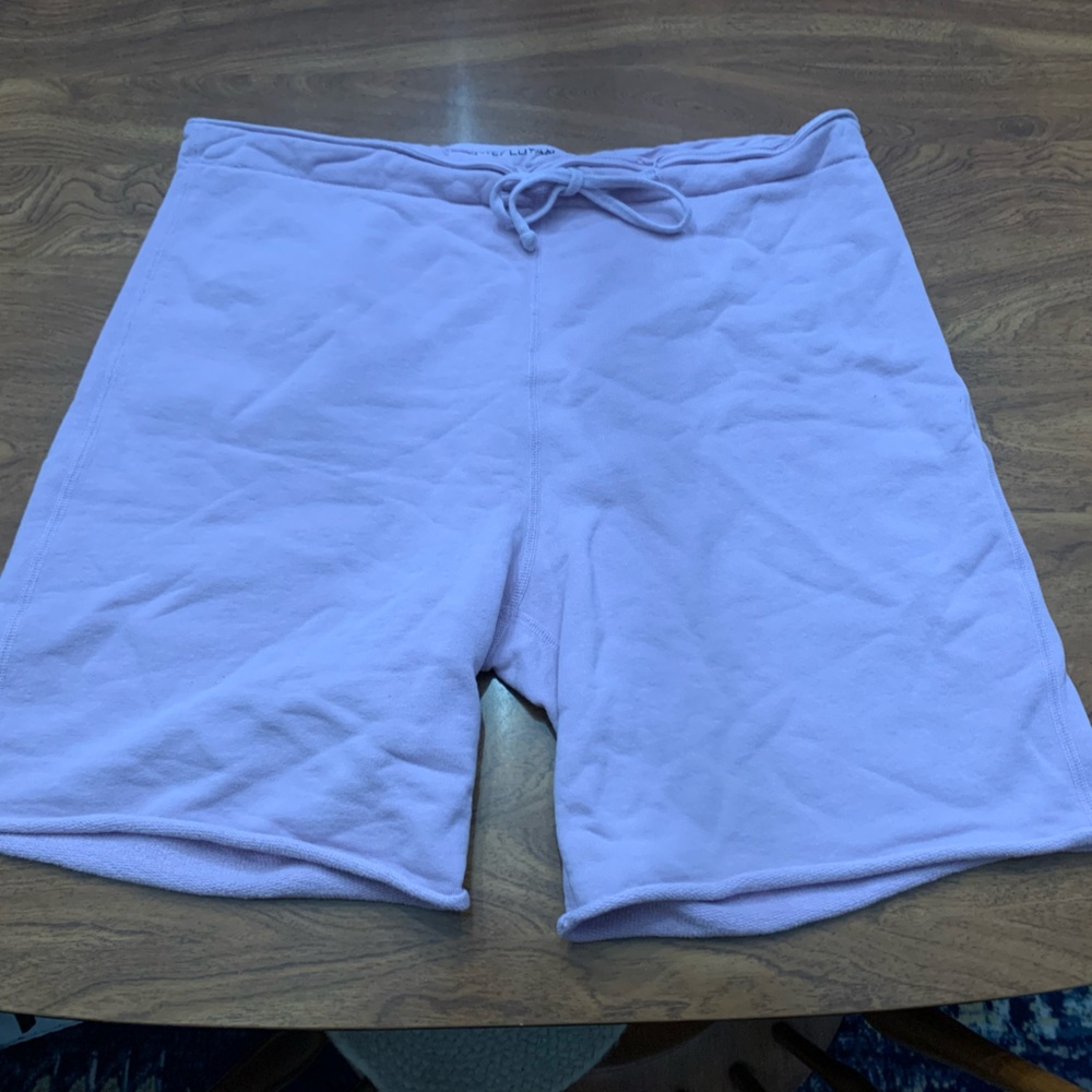 Nili Lotan Lavender Austin Sweatshorts Sz Medium Revolve